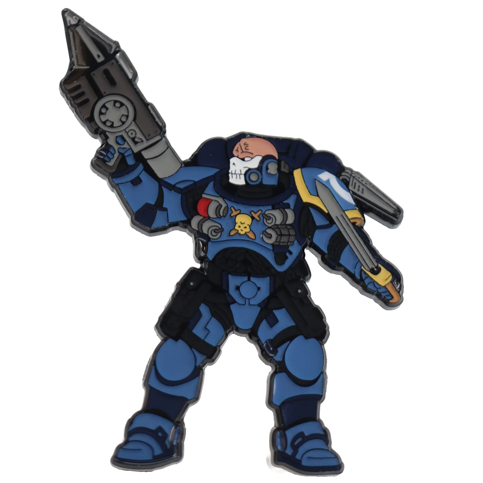 Foam Brain Mystery Loot: 40K Enamel Pins - Ultramarines vs Tyranids