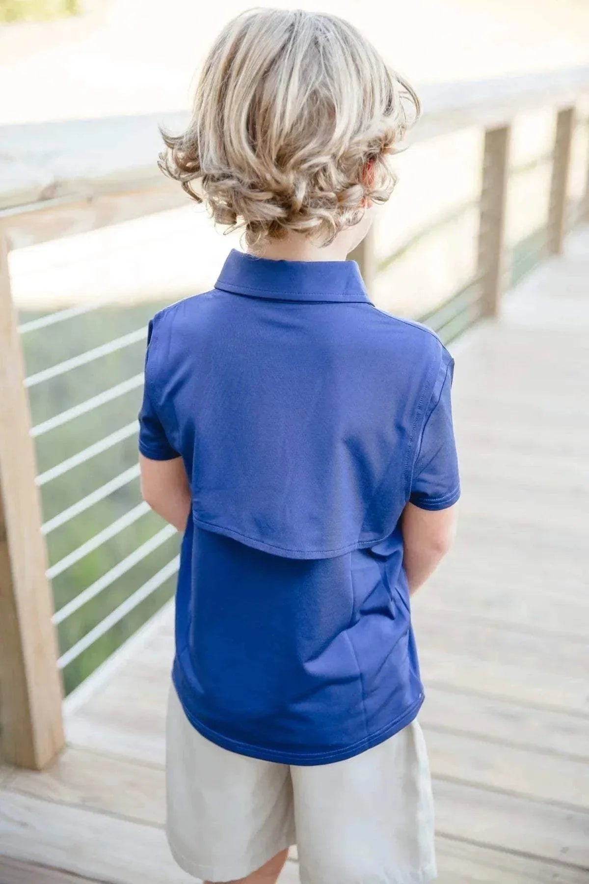 Saltwater Boys Company - Navy Offshore Fishing Polo