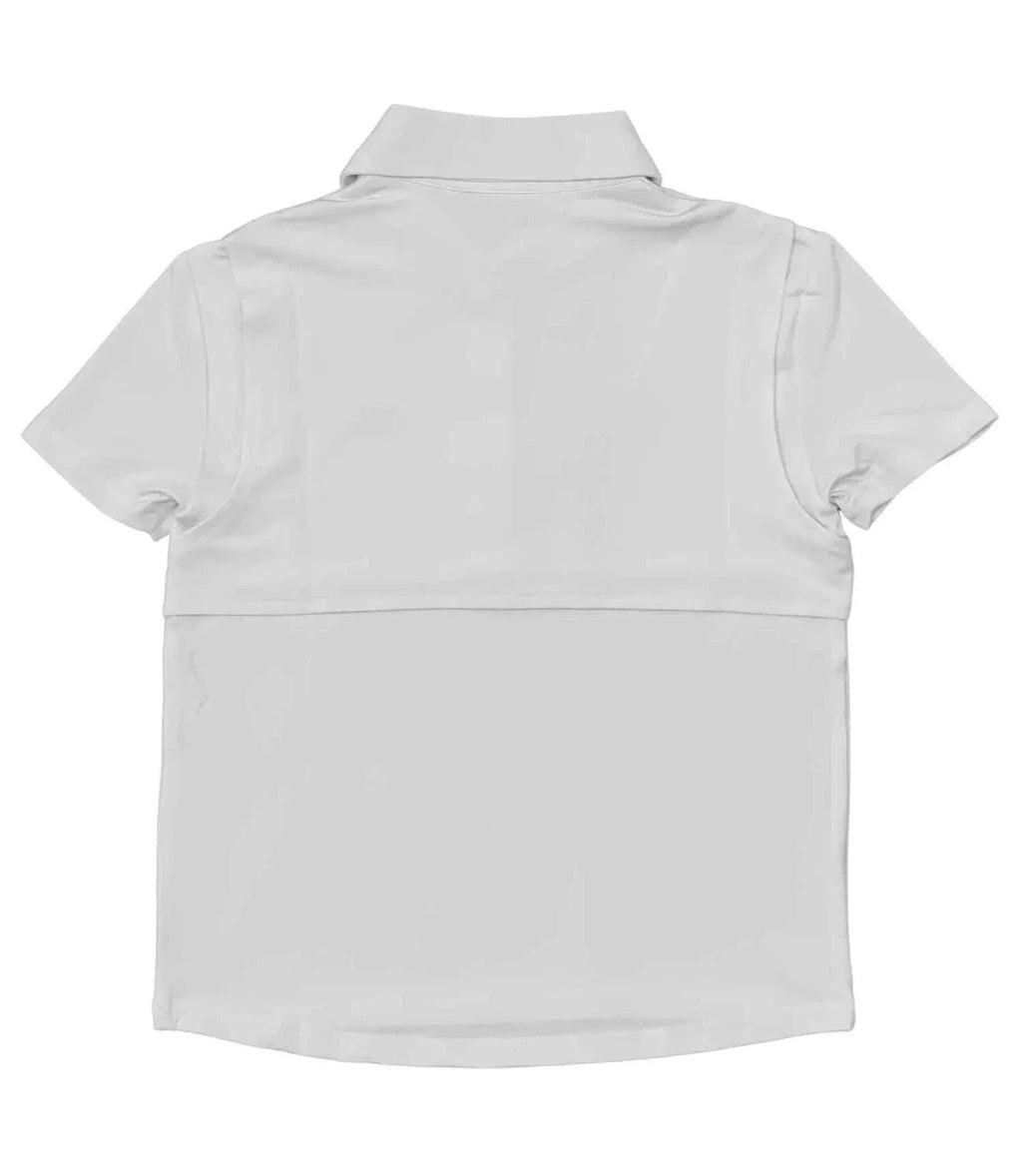 Saltwater Boys Company - White Offshore Fishing Polo