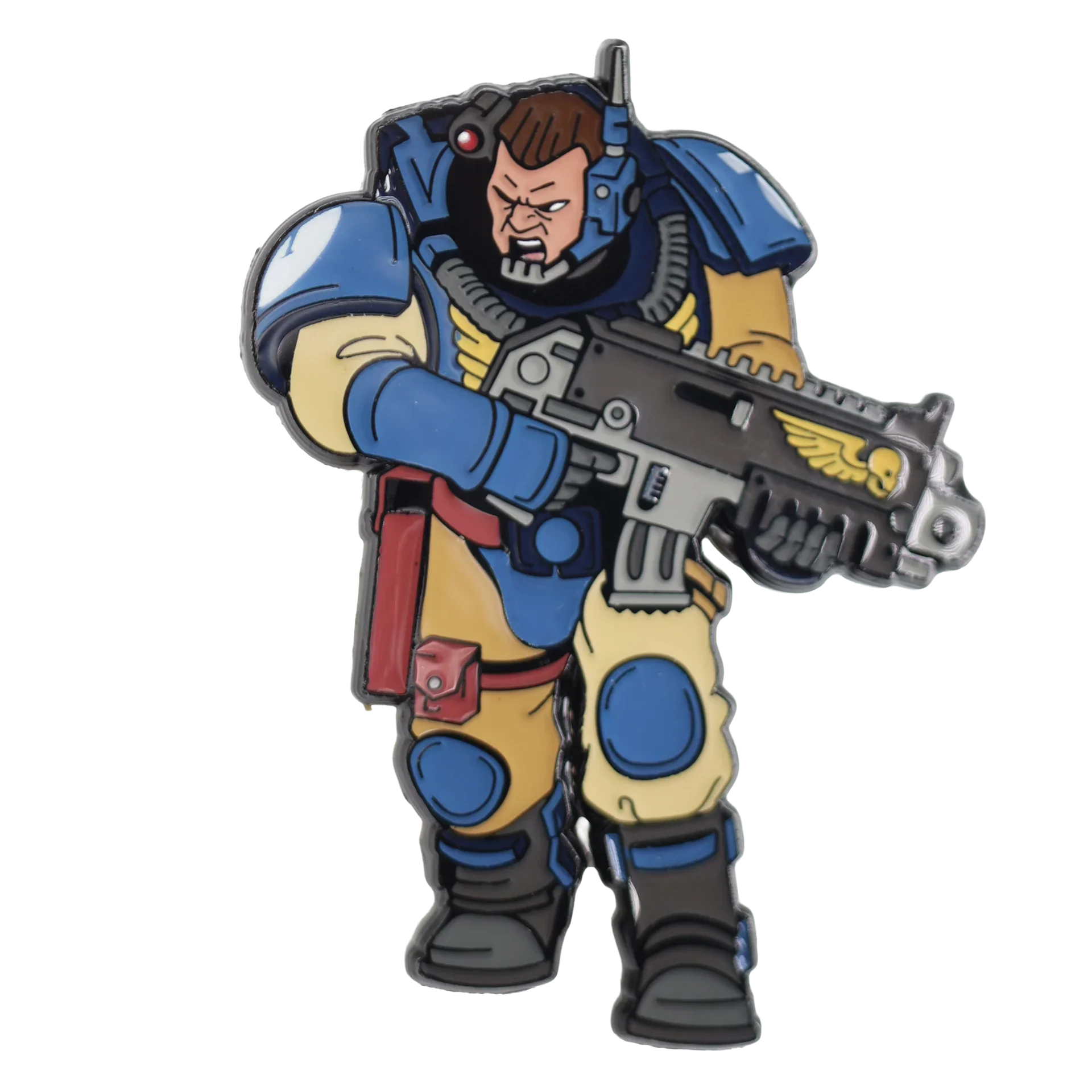 Foam Brain Mystery Loot: 40K Enamel Pins - Ultramarines vs Tyranids
