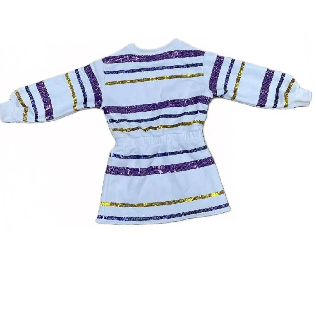 SeersuckerJOEY LLC - Throw me the ball Game Day dress