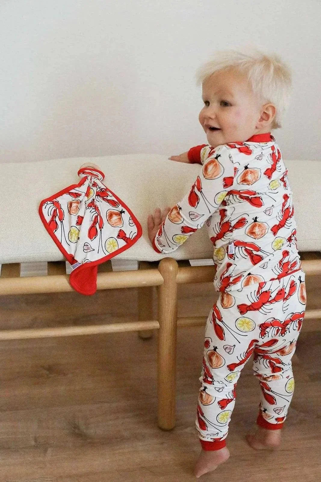 Southern Slumber - Crawfish 2 Piece Bamboo Pajama Set