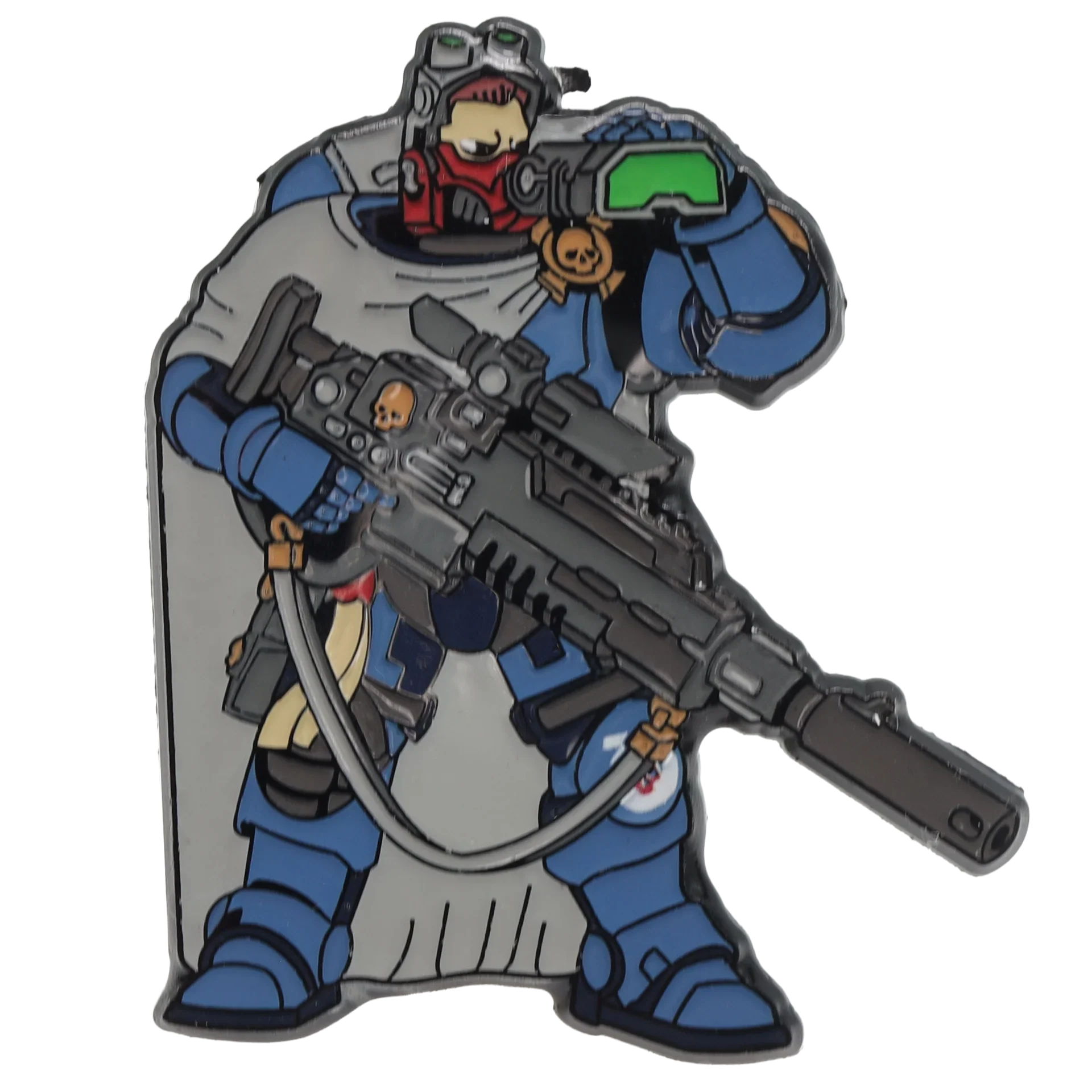 Foam Brain Mystery Loot: 40K Enamel Pins - Ultramarines vs Tyranids