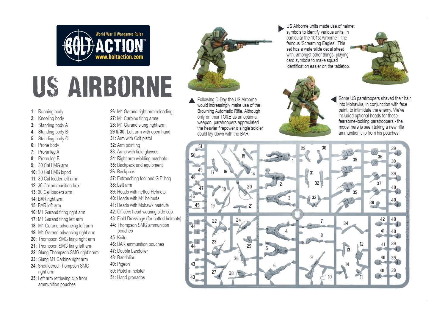 Bolt Action: US Airborne Late WWII US Paratroopers