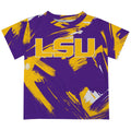Vive La Fete - LSU Tigers Purple Short Sleeve T-shirt Paint Brush