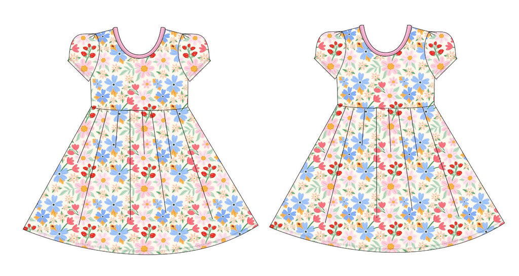 Strawberry Fields Floral Dress