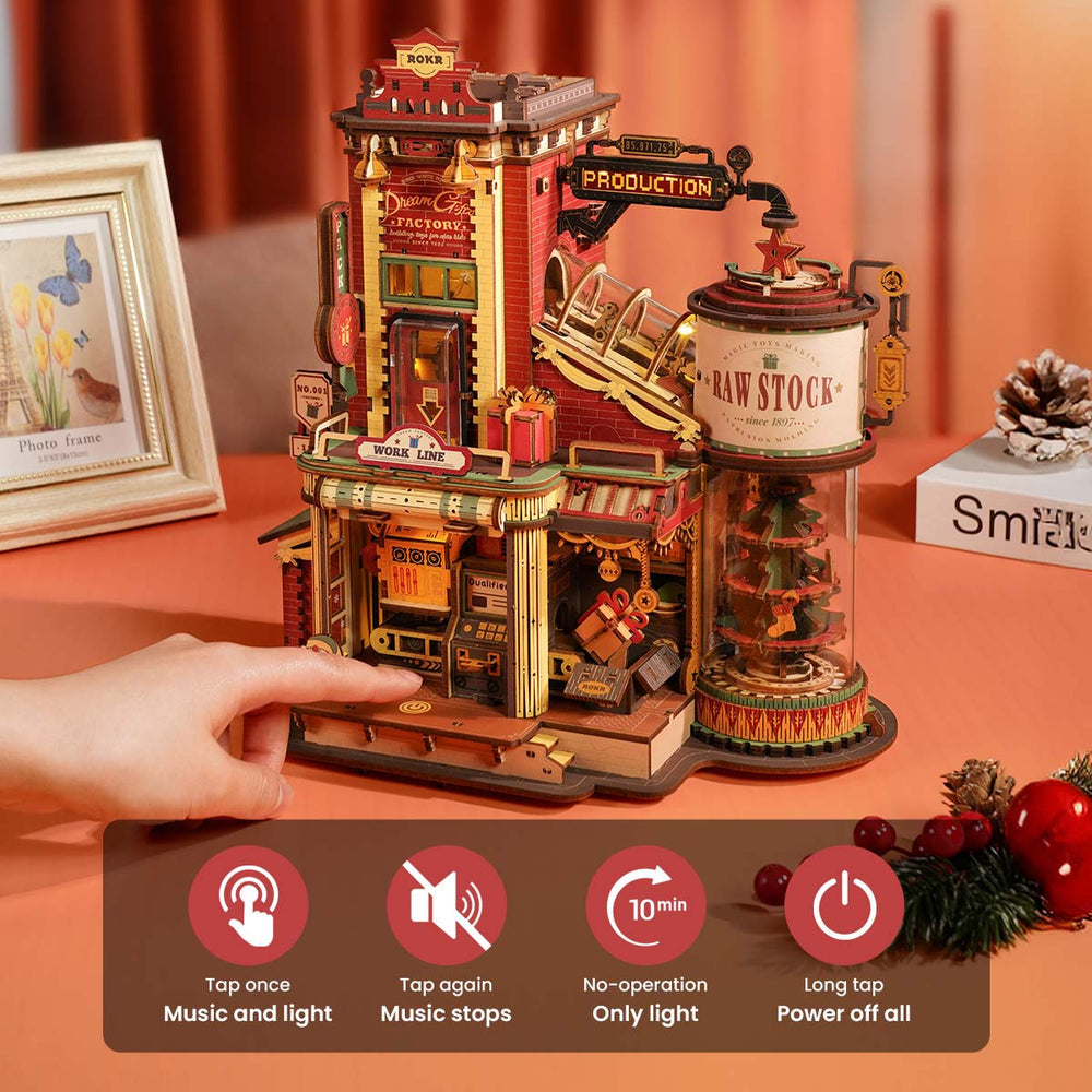 Wooden Puzzle: Dream Gift Factory Wooden Music Box