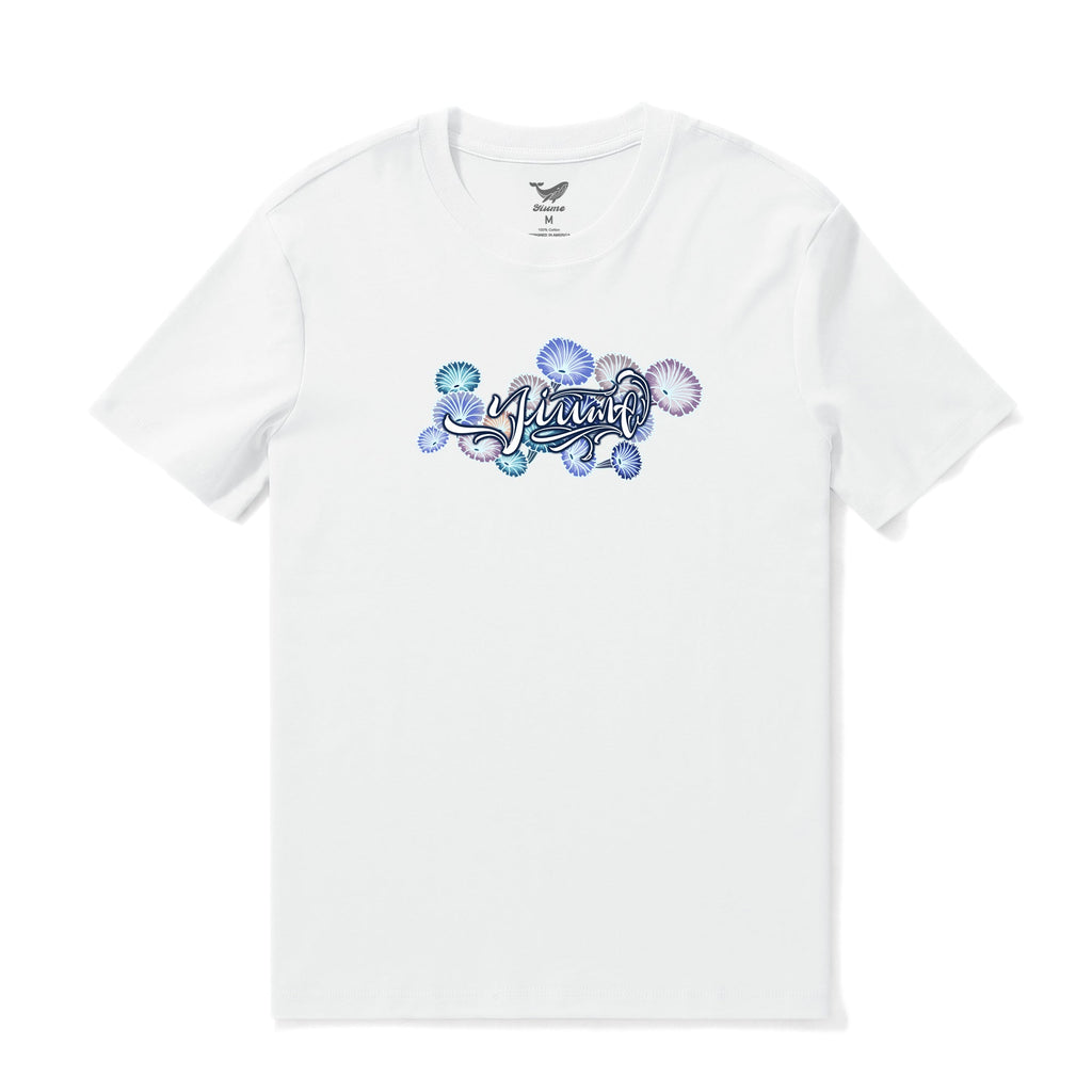 Hawaiian Tee For Men Azure Allure Tee Crew Neck 100% Cotton By Sun
