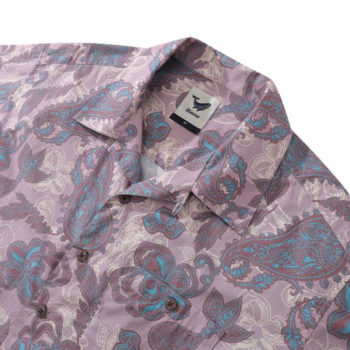 1920s Vinatge Hawaiian Shirt For Men Eastern Journey Shirt Camp Collar By Evan