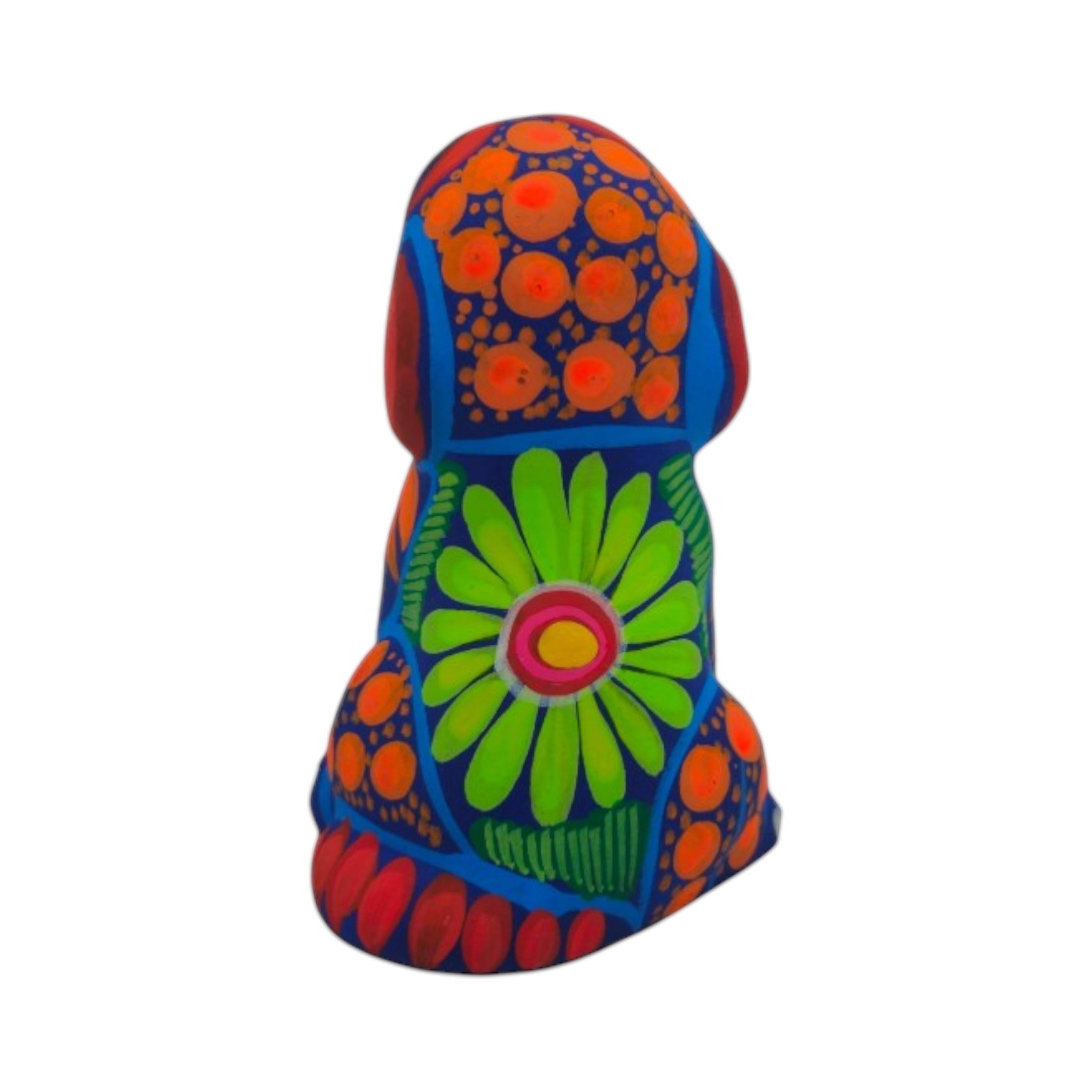 Alebrije Dog Figurine | Hand-Painted Folk Art