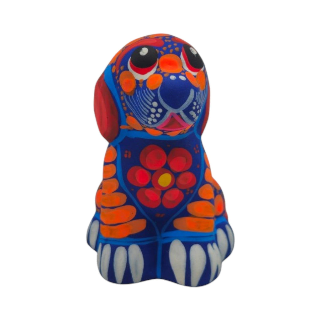 Alebrije Dog Figurine | Hand-Painted Folk Art