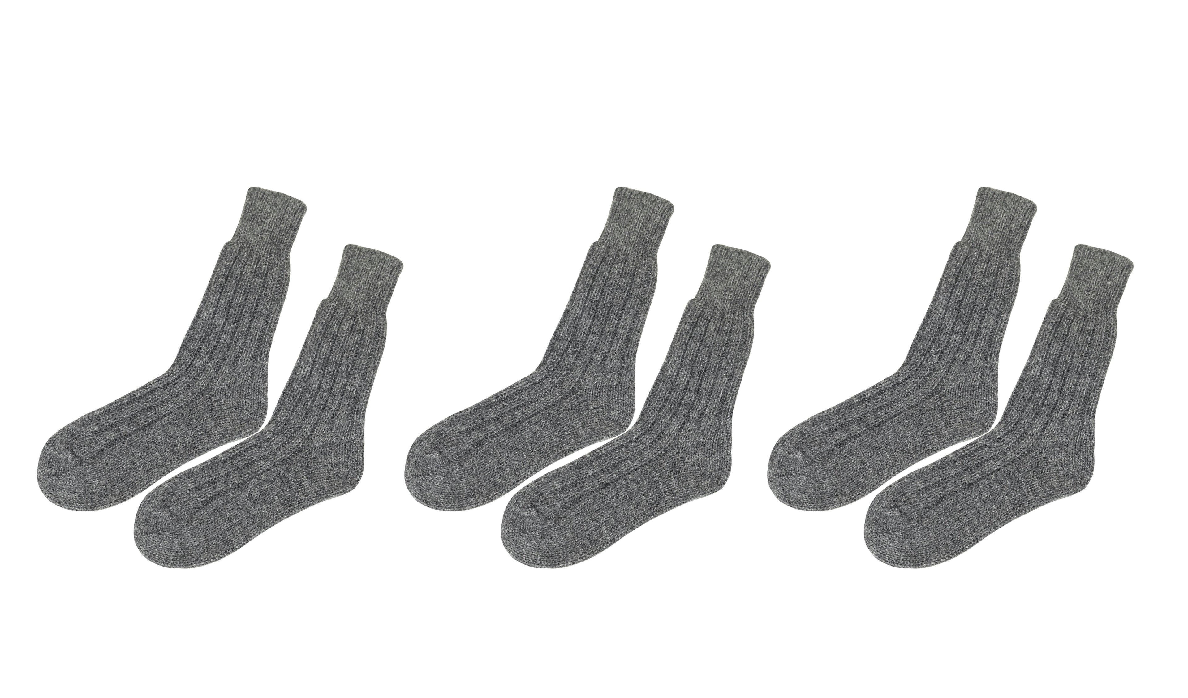tittimitti® Women’s Alpaca Wool Socks 3-Pack – Soft Warm Winter Crew Socks (Made in Italy)