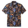 Men's Hawaiian Shirt Figurative Art Cotton Button-down Short Sleeve Aloha Shirt By Yakima