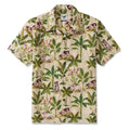 100% Cotton Hawaiian Shirt For Men International Dog Day Camp Collar Shirt By Sherry