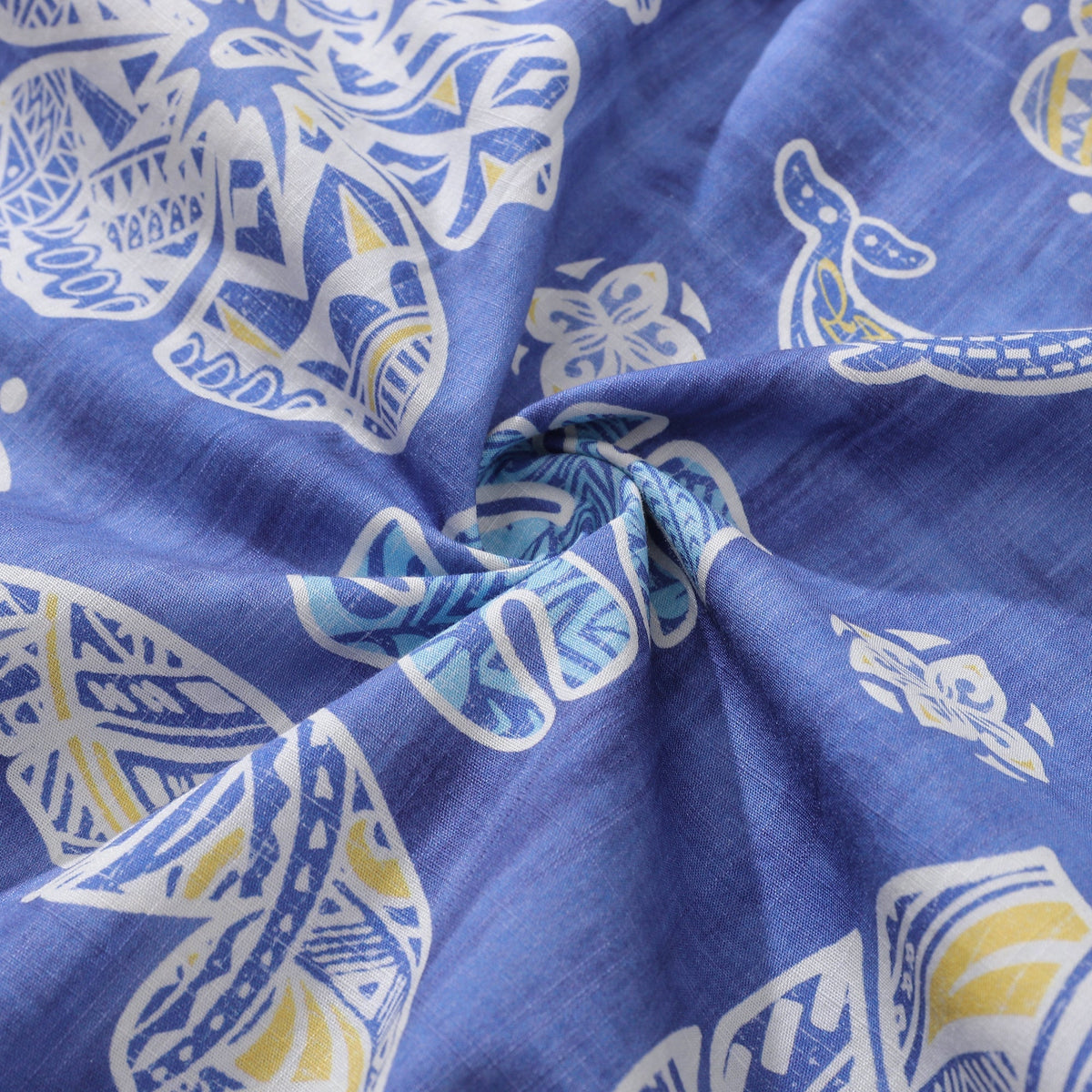 Men's Hawaiian Shirt Native Hawaiian Plants Cotton Button-down Short Sleeve Aloha Shirt By Sun