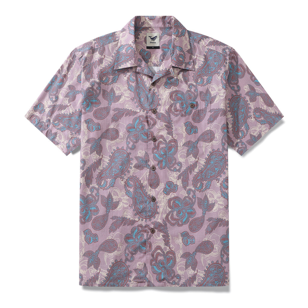 1920s Vinatge Hawaiian Shirt For Men Eastern Journey Shirt Camp Collar By Evan
