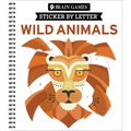 Brain Games - Sticker by Letter: Wild Animals - Spiral