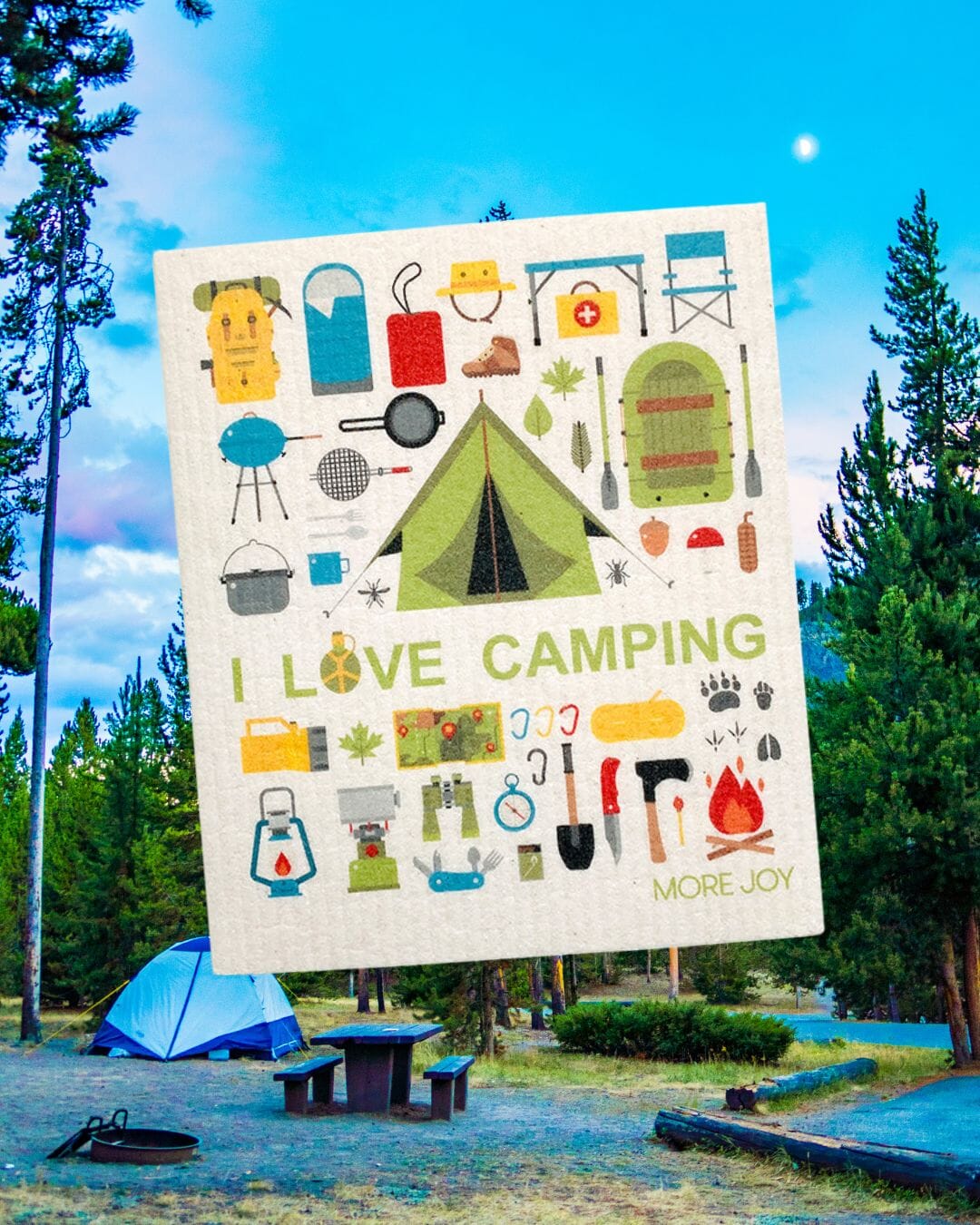 Camping Swedish Dishcloth