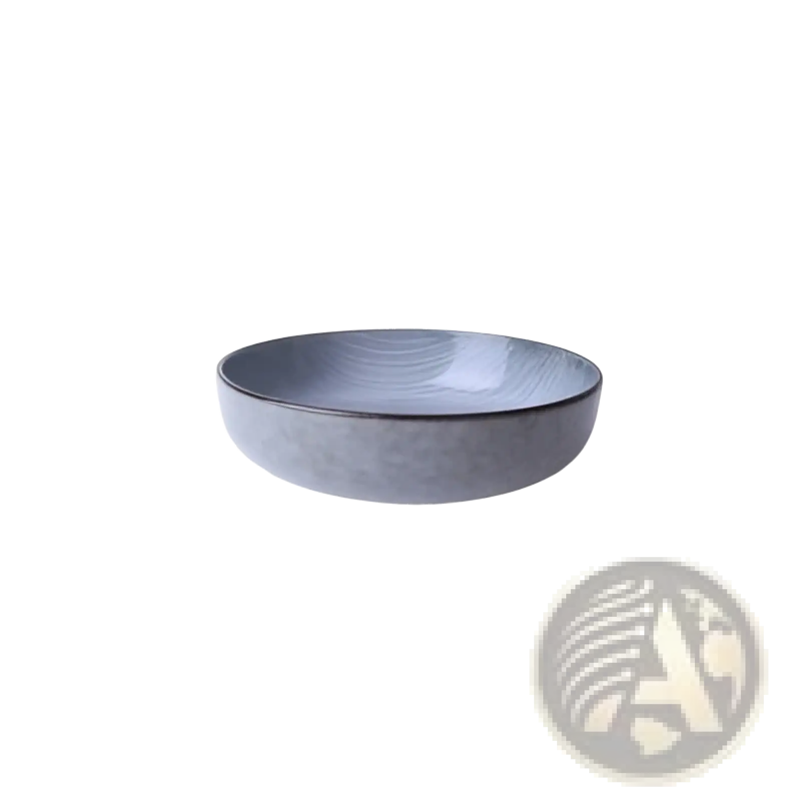 Ceramic Dinnerware Set Retro Ribbed Plates and Bowls