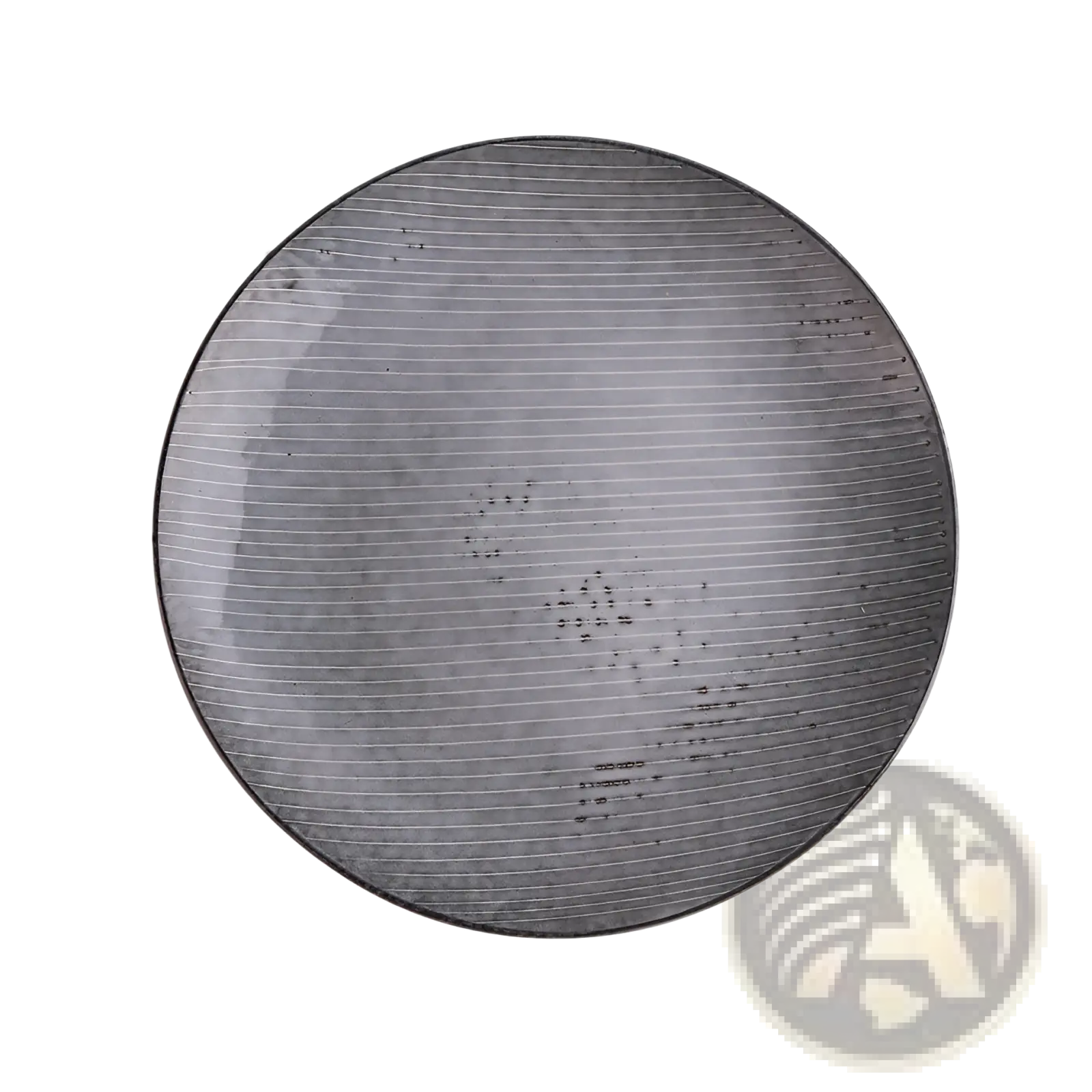 Ceramic Dinnerware Set Retro Ribbed Plates and Bowls