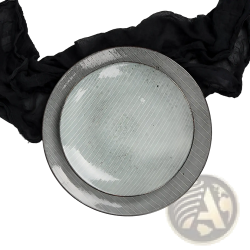 Ceramic Dinnerware Set Retro Ribbed Plates and Bowls