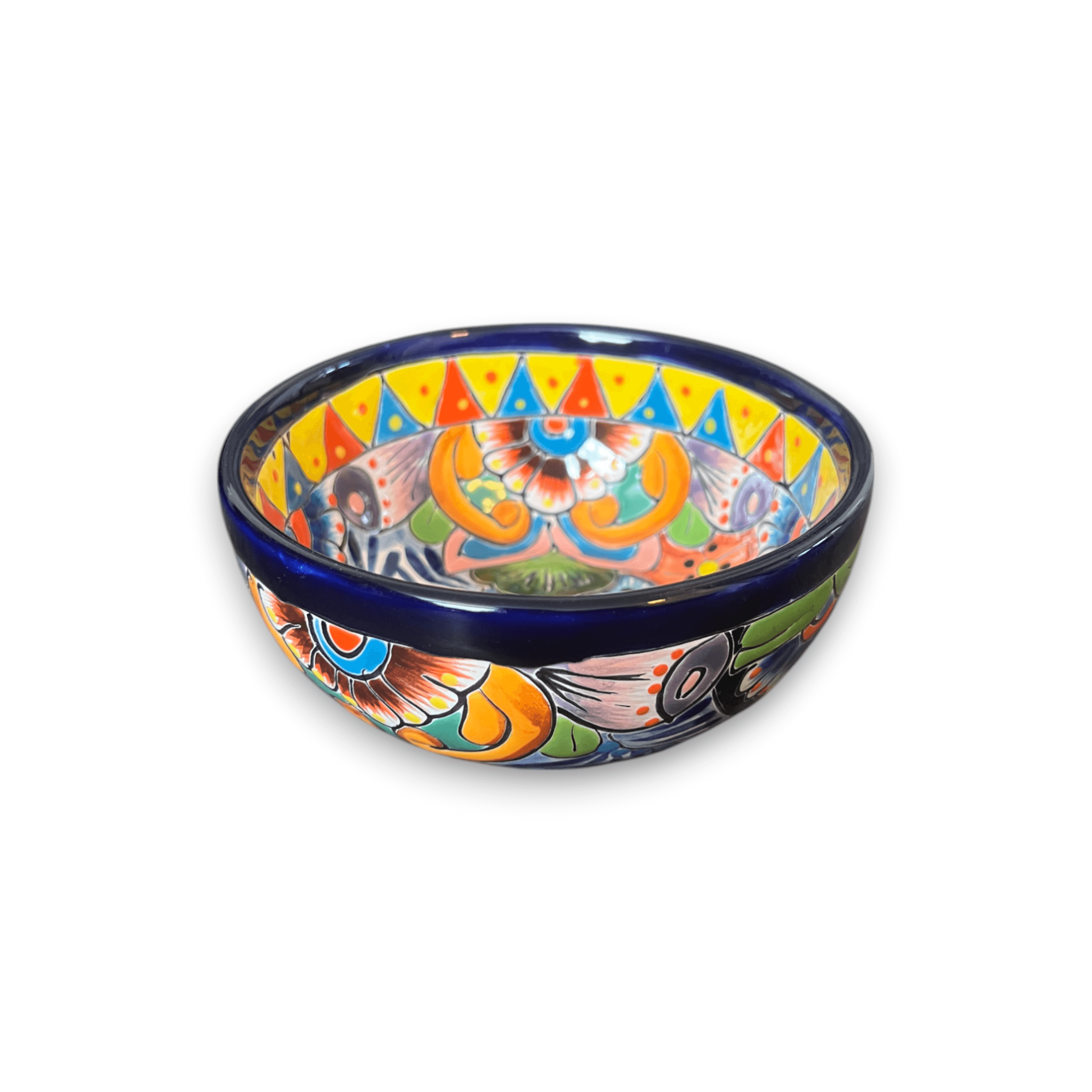 5" Colorful Talavera Ceramic Bowl | Mexican Dinnerware