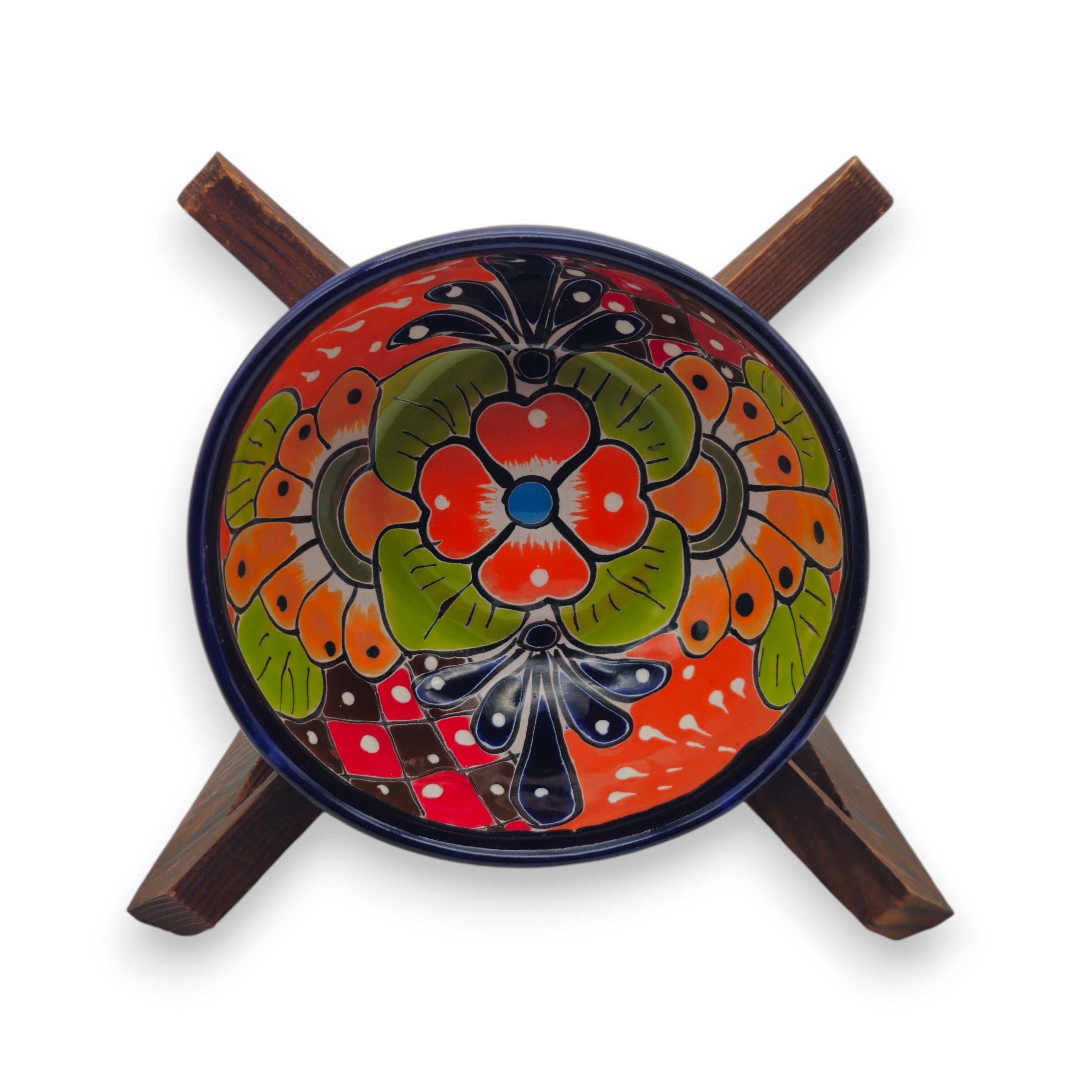 5" Colorful Talavera Bowl | Handmade Mexican Folk Dish