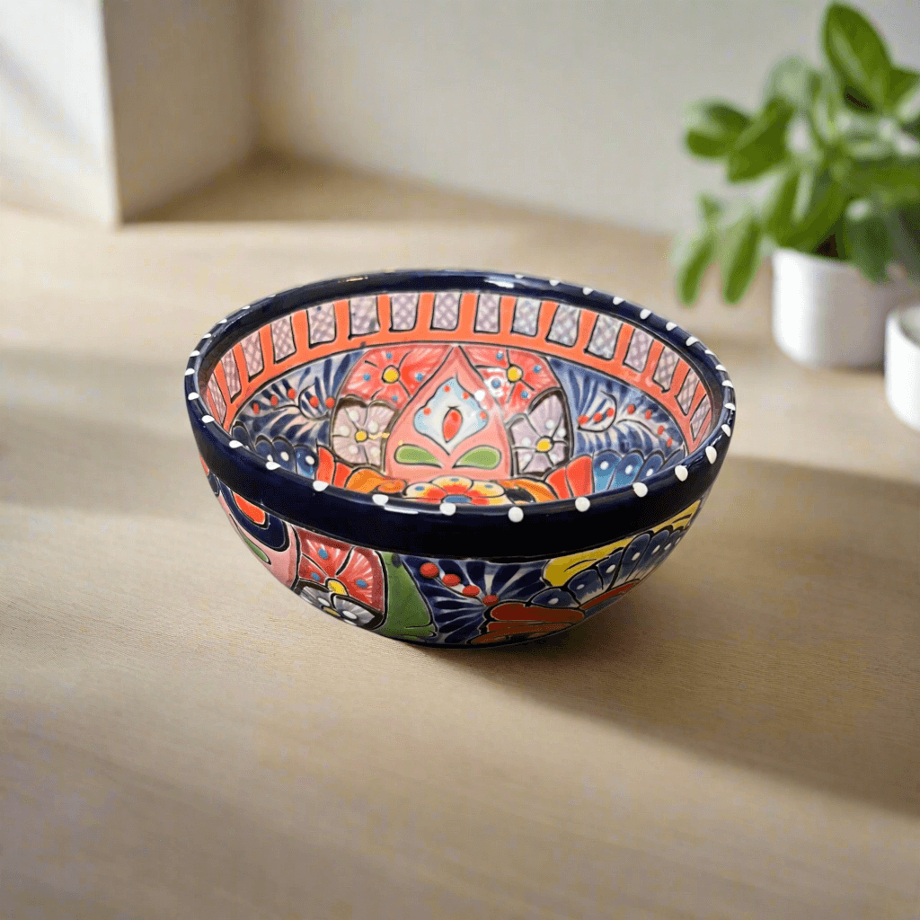 5" Colorful Talavera Ceramic Bowl | Mexican Dinnerware