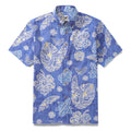 Men's Hawaiian Shirt Native Hawaiian Plants Cotton Button-down Short Sleeve Aloha Shirt By Sun