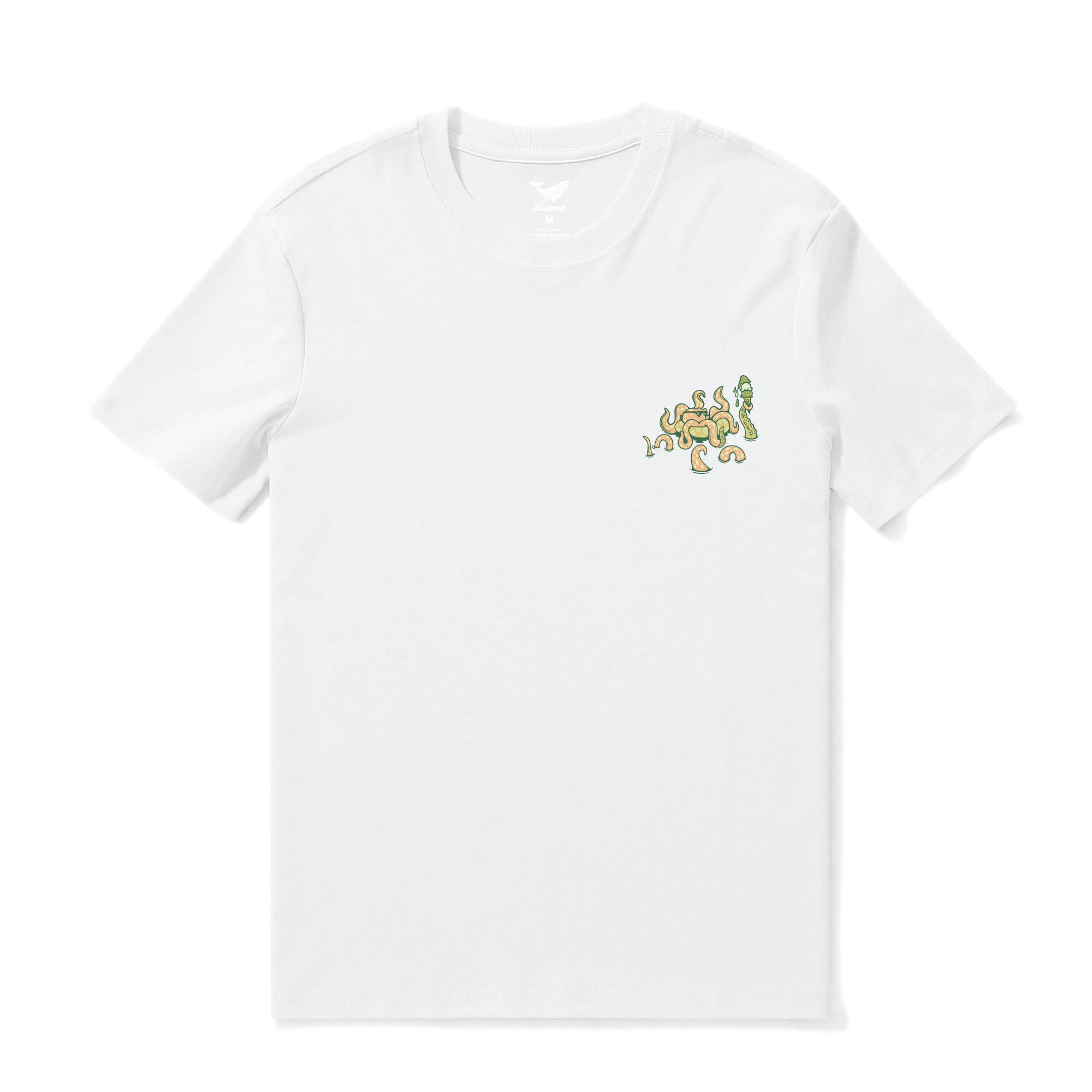 Hawaiian Tee For Men Taking the day off By Loindaflow Tee Crew Neck 100% Cotton - WHITE By Laihha Organna