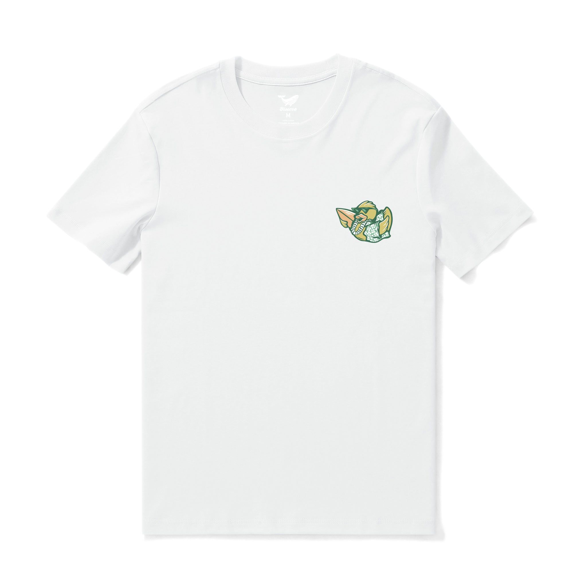Hawaiian Tee For Men Takin It Slow By Loindaflow Tee Crew Neck 100% Cotton - WHITE By Laihha Organna