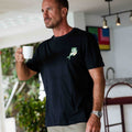 Hawaiian Tee For Men Do not Disturb By Loindaflow Tee Crew Neck 100% Cotton - BLACK By Laihha Organna