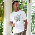 Hawaiian Tee For Men Save Our Seas Tee Crew Neck 100% Cotton By Shawn