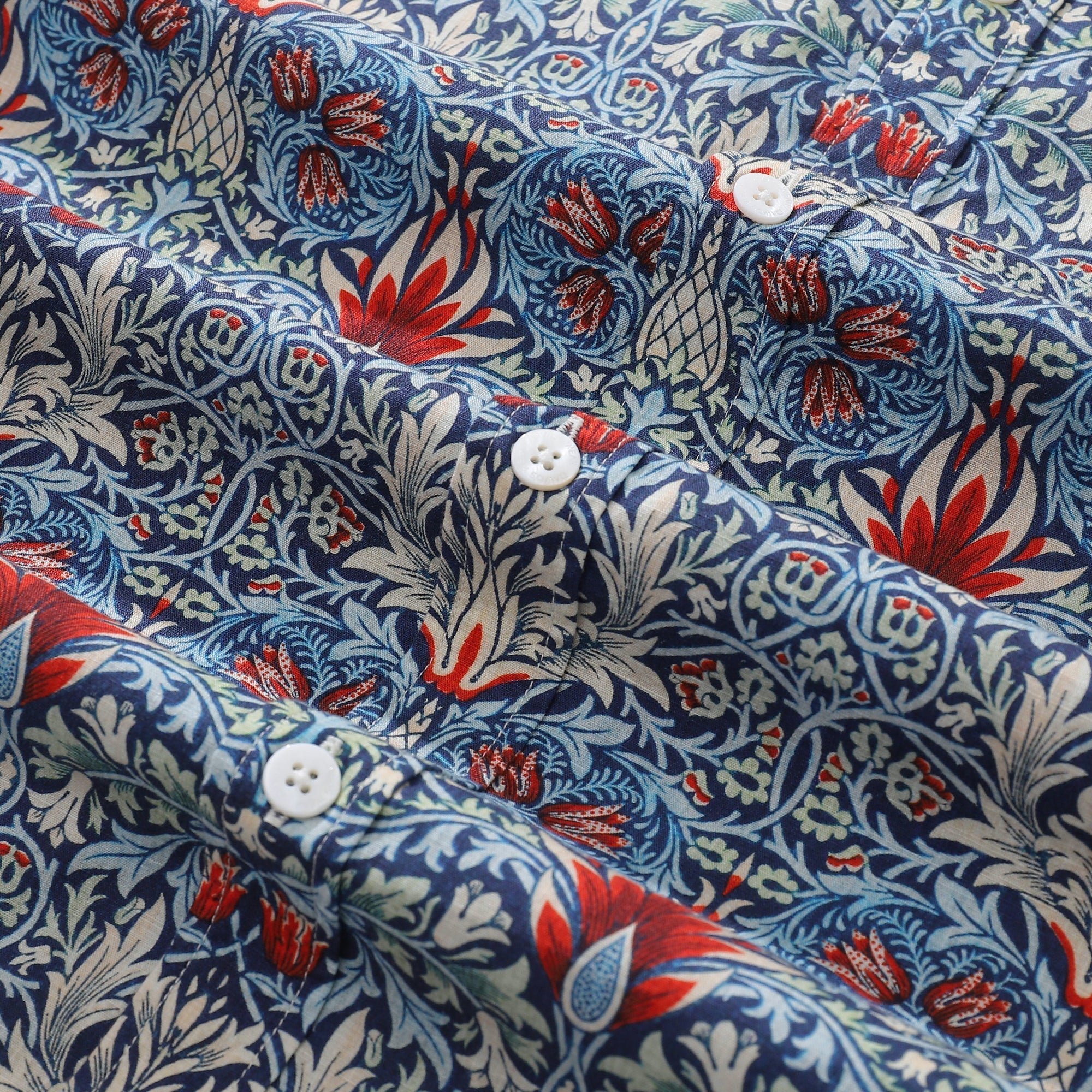 Hawaiian Shirts For Men Snakehead Designer Shirt 100% Cotton Morris Shirt By Amy