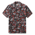Men's Hawaiian Shirt The Dragon's Flight Print Cotton Camp Collar Short Sleeve Aloha Shirt By Sun