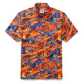 Hawaiian Shirt For Men Speed Button-down Short Sleeve 100% Cotton Shirt By Yakima