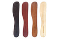 Earlywood wooden spreader set of 4 in different hardwoods for butter and jam