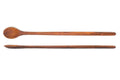 Earlywood long-handled wooden tasting spoon in Jatoba wood