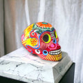 Large Guerrero Calavera Skull | Hand-Painted Day of the Dead Art