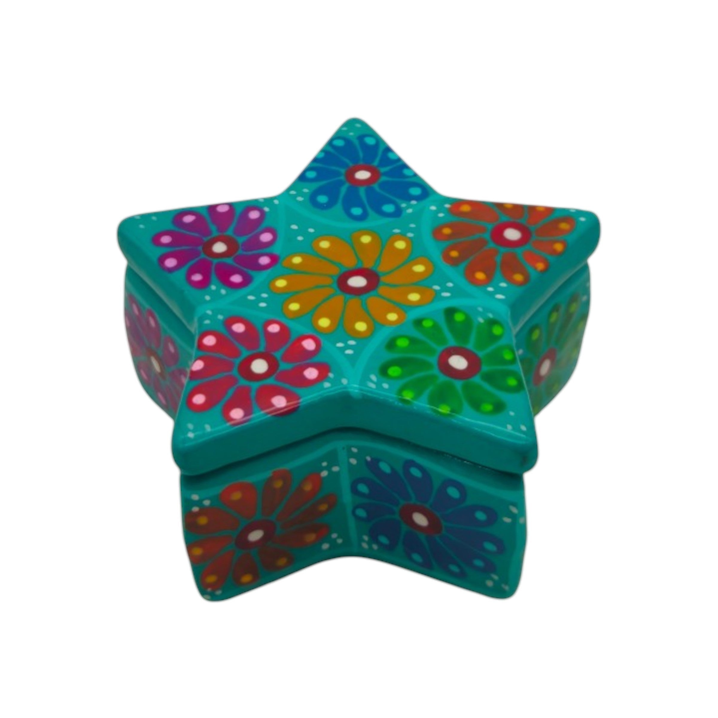 Guerrero Star Jewelry Box | Mexican Ceramic Art