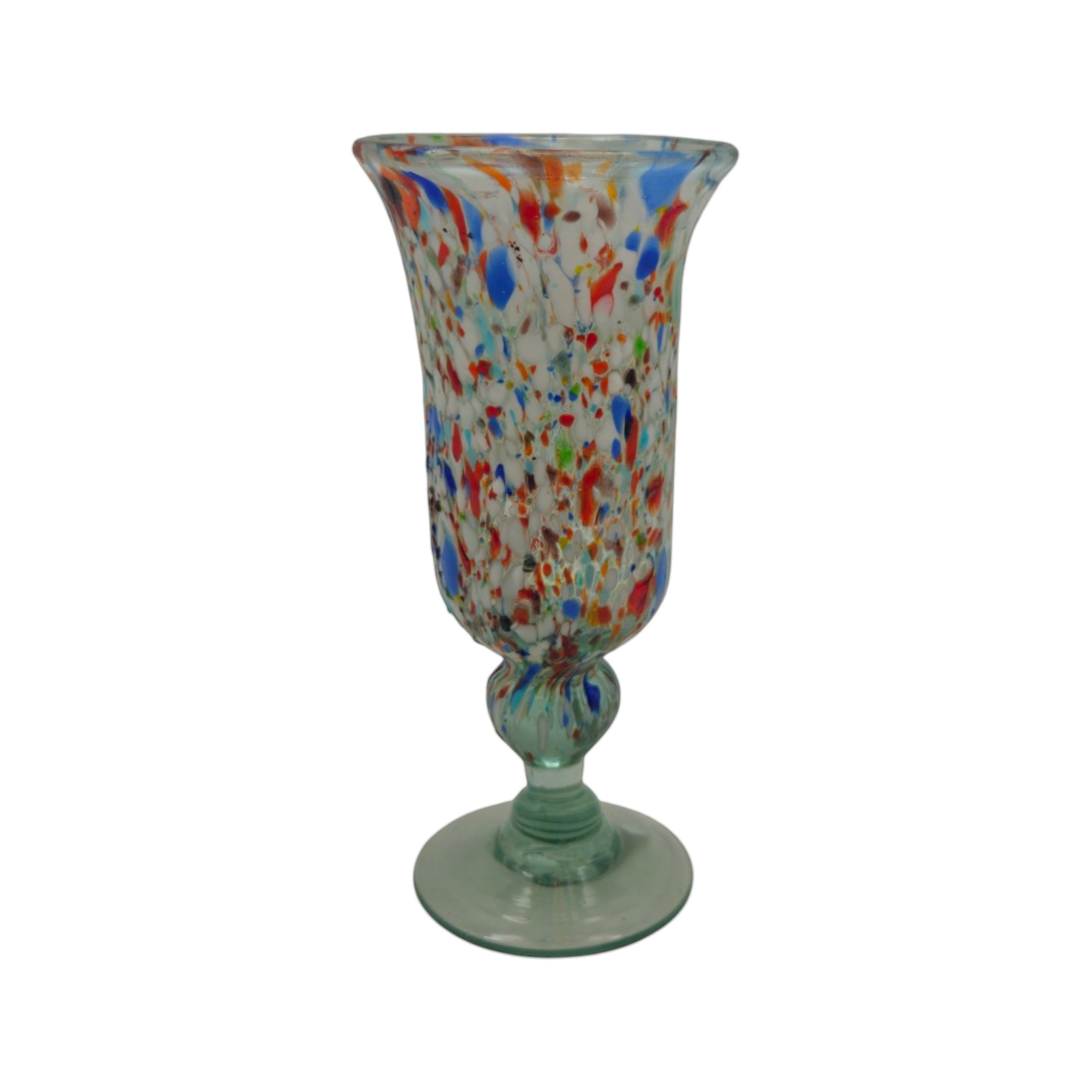 Hand-Blown Mexican Sundae Glass | Confetti Rock Design