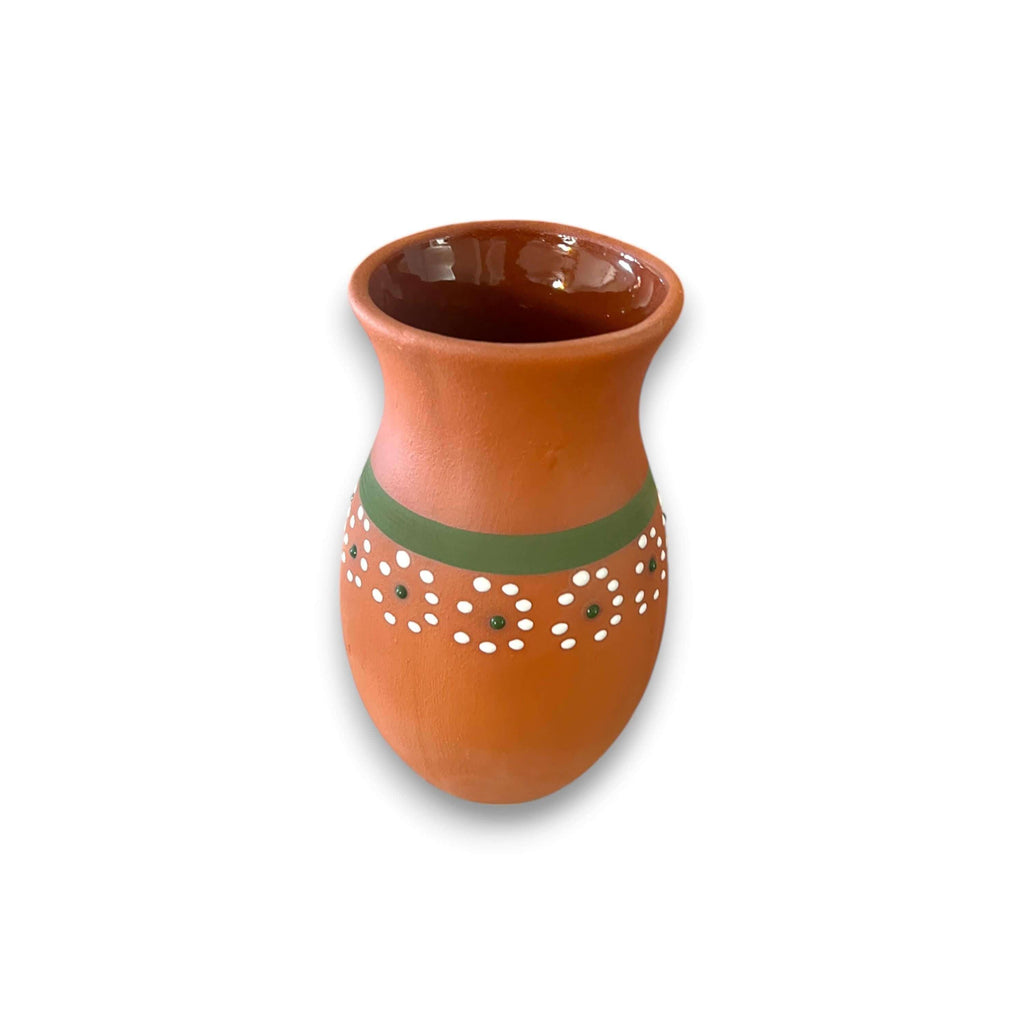 Hand-Painted Barro Talavera Vase | Vibrant Mexican Flower Pot