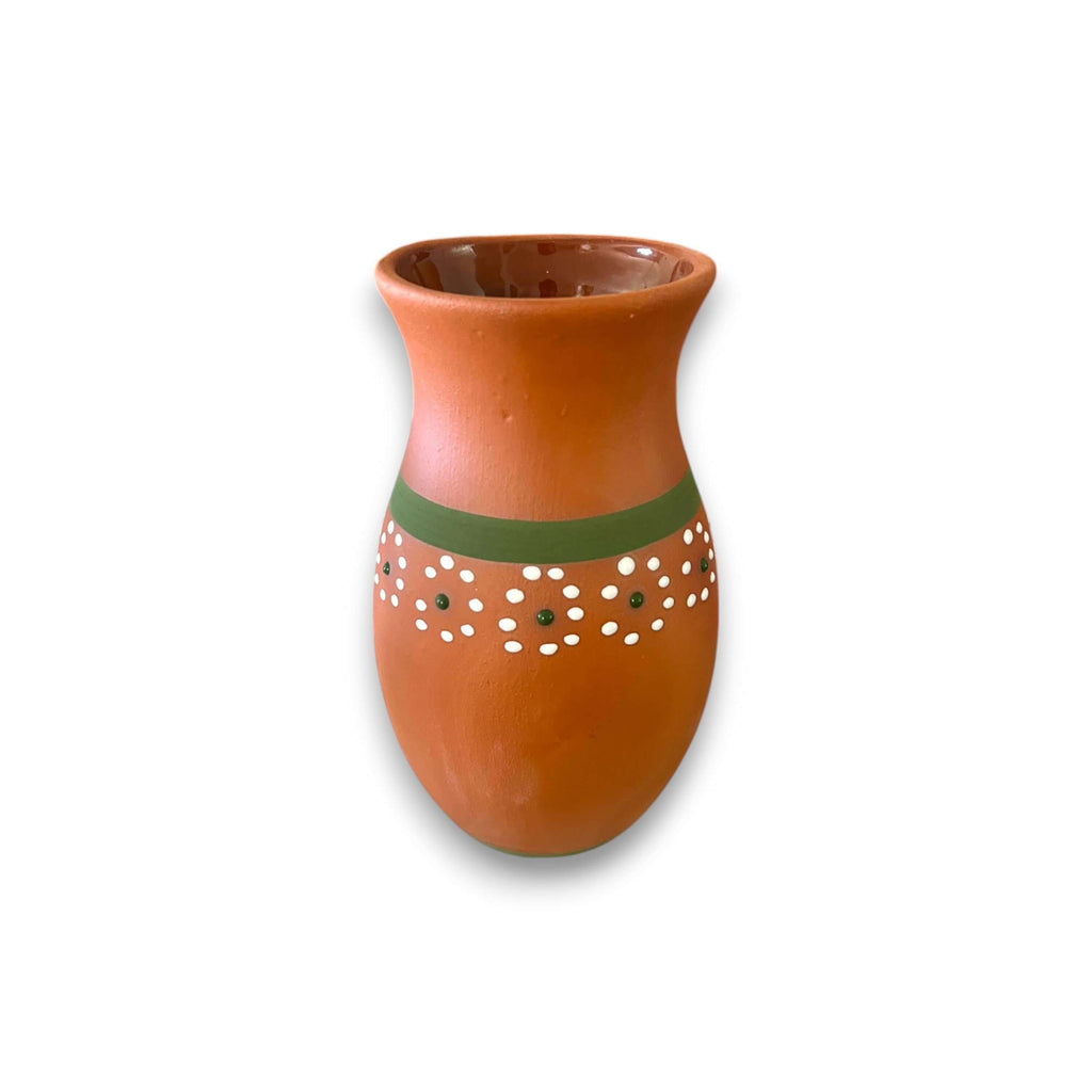 Hand-Painted Barro Talavera Vase | Vibrant Mexican Flower Pot