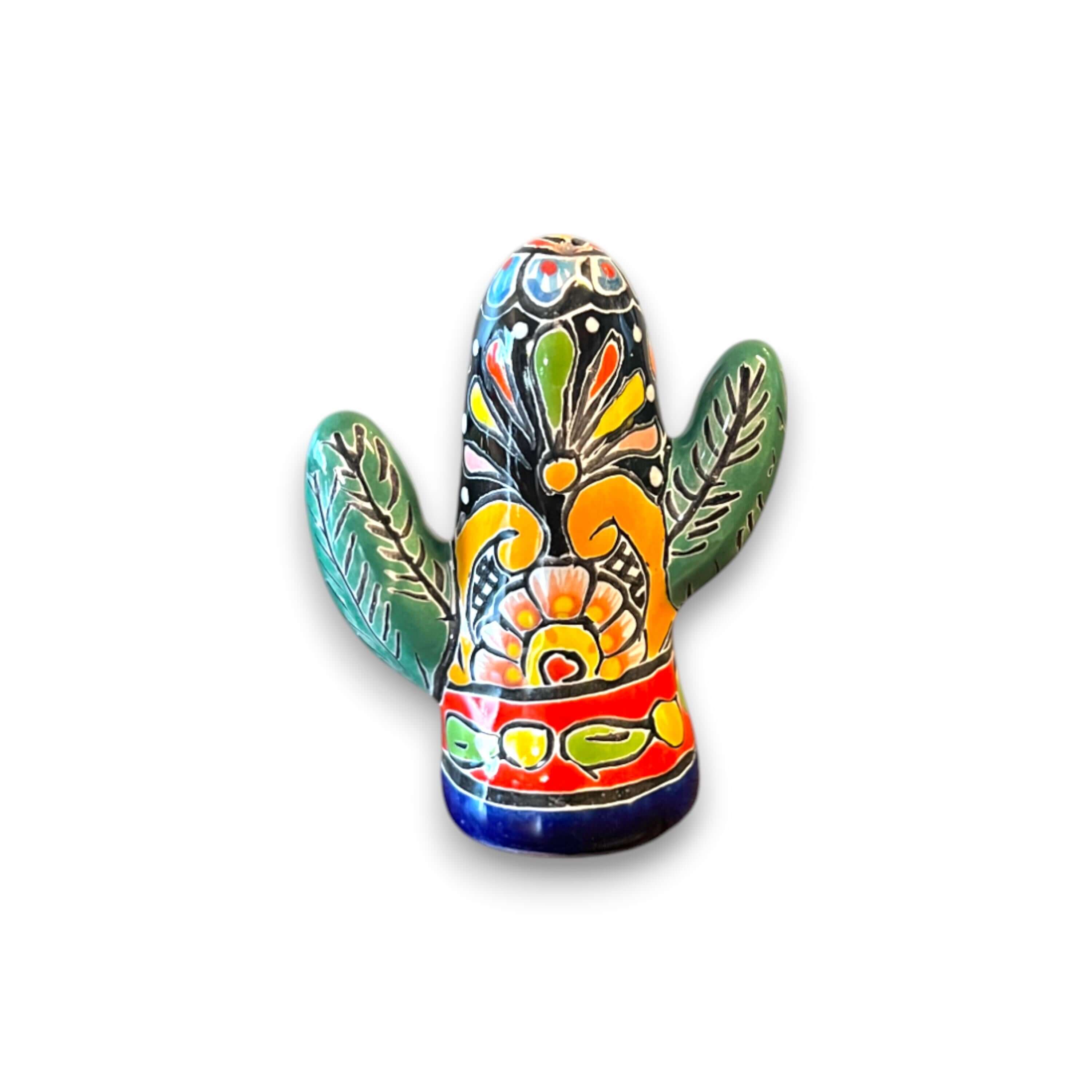 Talavera Salt and Pepper Shakers | Cactus & Panchito Design