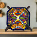 6.5" Square Talavera Bowl | Hand-Painted Mexican Dinnerware