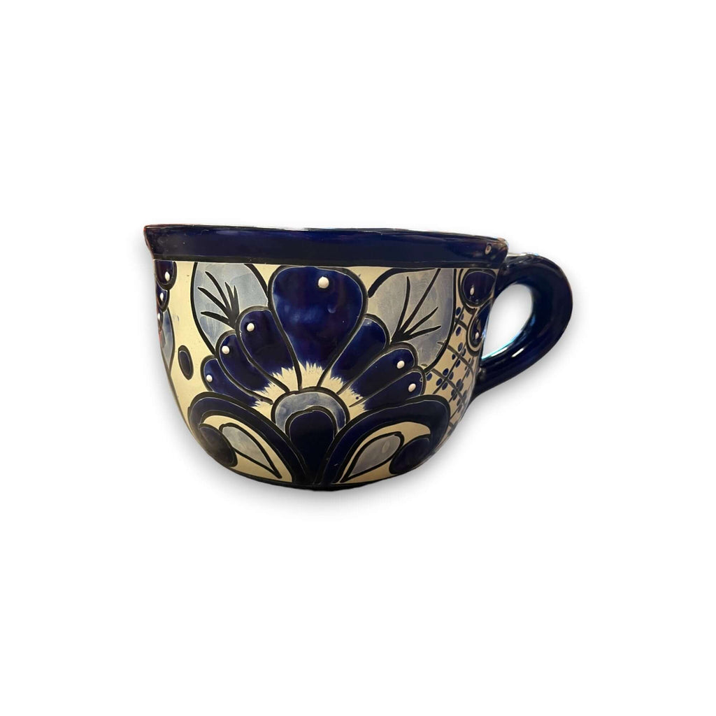 Talavera Tea Cup Planter | Hand-Painted Mexican Ceramic Pot