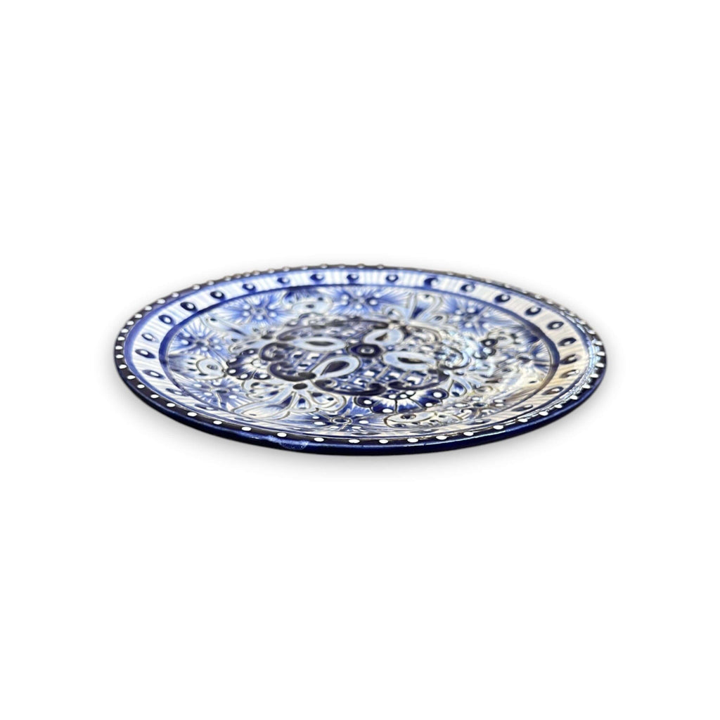 30-Piece Talavera Dinnerware Set | Blue & White Tableware for 6