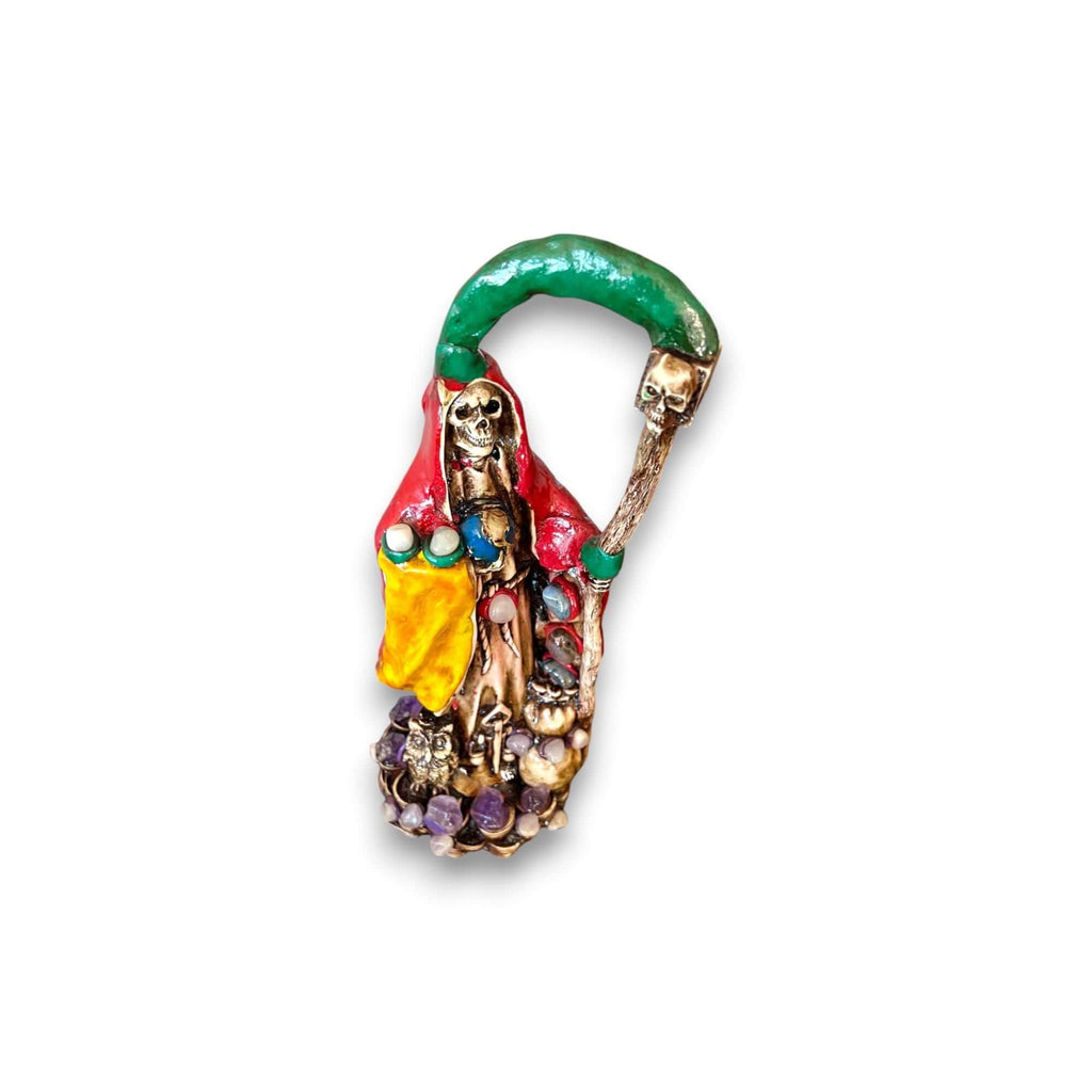 Grim Reaper Statue | Handmade Mexican Aztec Sculpture
