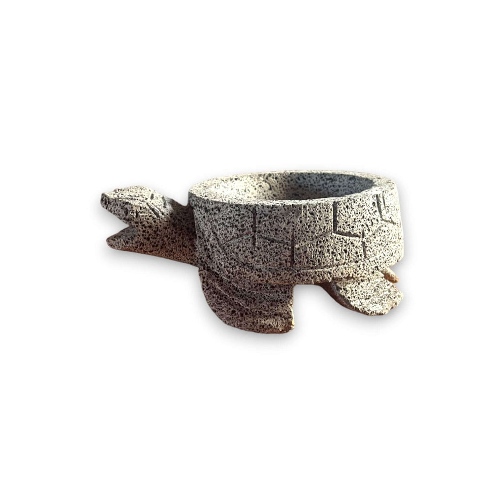Sea Turtle Stone Mortar & Pestle | Handmade Molcajete