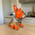 Talavera French Bulldog | Handmade Mexican Frenchie Statue